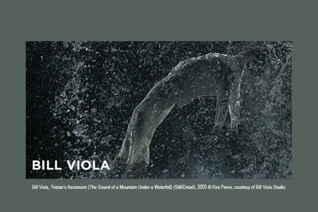 Bill Viola, Tristan's Ascension (The Sound of a Mountain Under a Waterfall) (Still/Detail), 2005 © Kira Perov, courtesy of Bill Viola Studio.